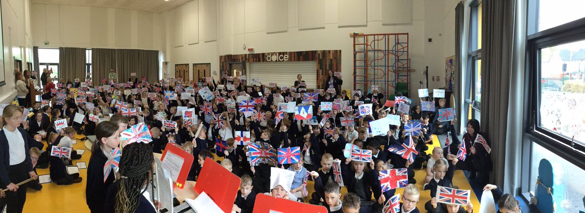 Our whole school wishes his majesty King Charles III a long and happy reign #Coronation2023 👑🤴<a href="/KimLawton_/">Mrs. Lawton</a>