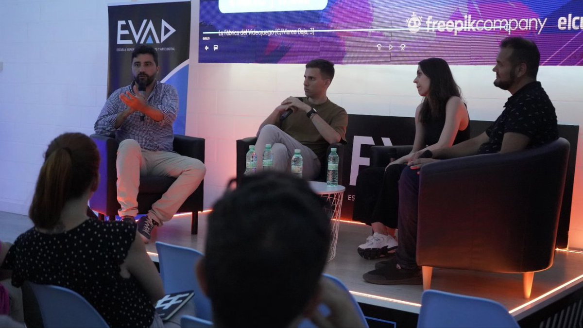 LaFabricaVJ's tweet photo. Ayer tuvo lugar la Jornada de Inteligencia Artificial organizada por @evadformacion en colaboración con @FreepikCompany y @el_cuartel📍

Dialogaron sobre la importancia que está cobrando la #IA para artistas y creadores de contenido y su papel en el futuro 🚀 https://t.co/EJw8heq4gy