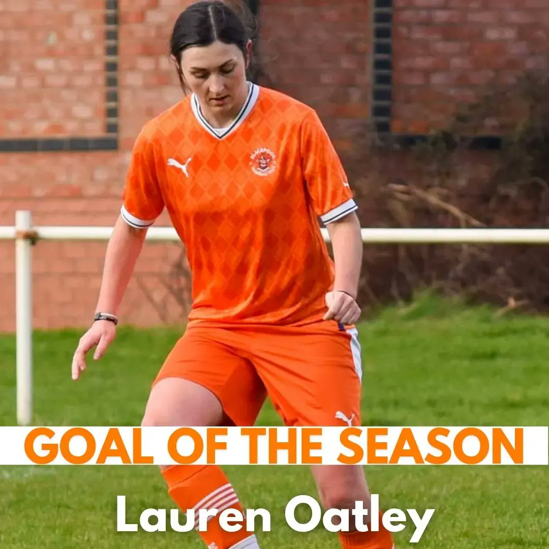 We would like to congratulate Molly Kelly and Lauren Oatley, as the Blackpool FC Ladies duo won awards from Fylde Coast Talk Sport. 

Kelly was named Female Player of the Season and Oatley won the Goal of the Season award for her long-range goal against Workington Reds Women.