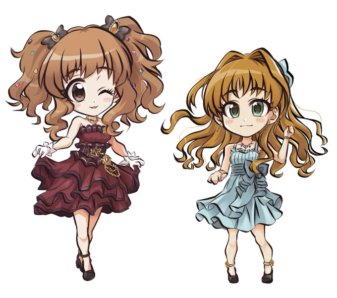 担当のドレスがまとまったと思ったけど ユッキは誕生日までに別の描こう並べられん( '・ω・`) とりあえず鼻は描きたした