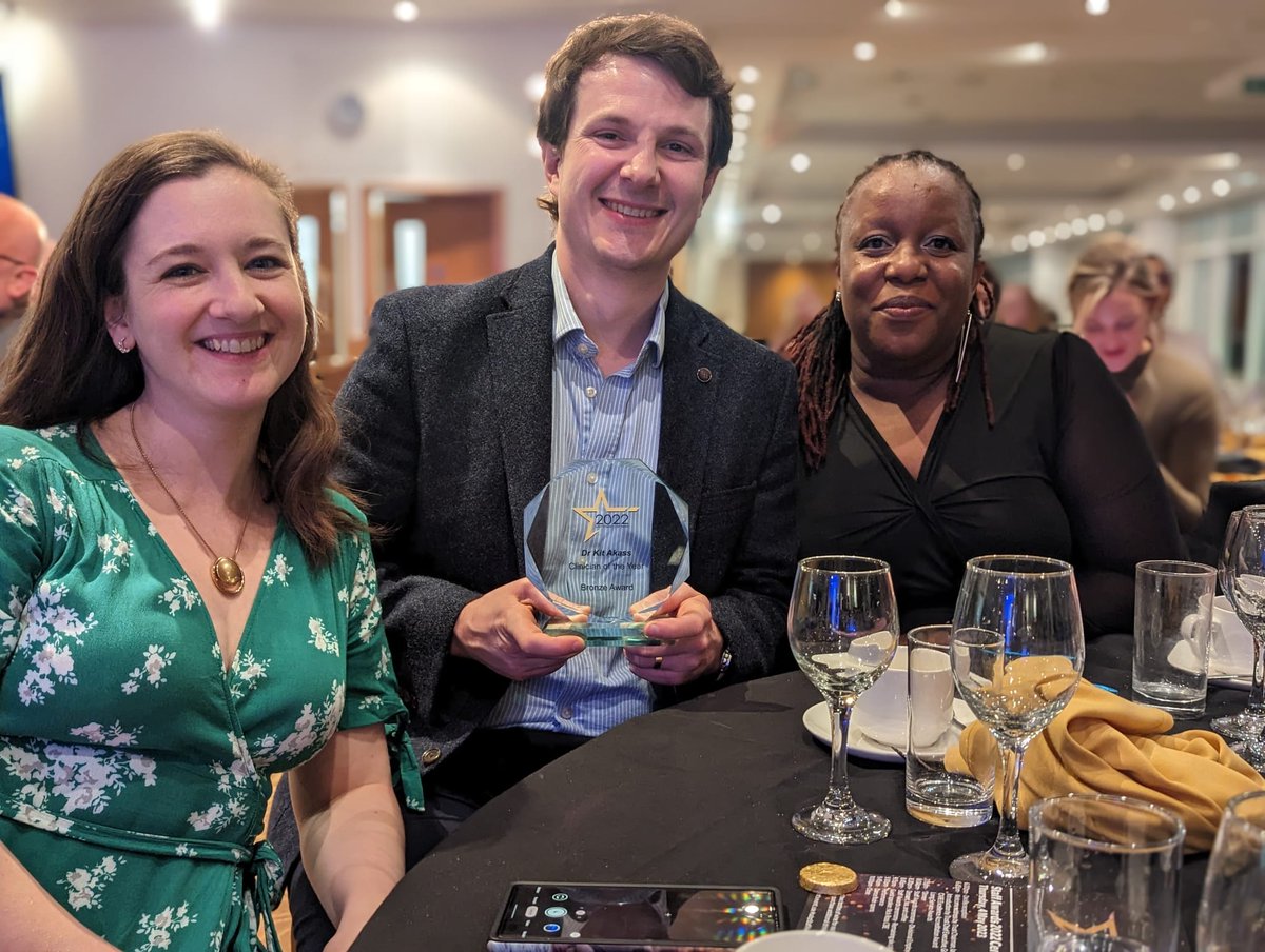 LiaisonSabp's tweet photo. We had an awesome time at the #Staffawards yesterday. Super proud of our very own #DrKitAkass

Congrats to everyone nominated, shortlisted &amp; the winners!

Like @mcpherson_ian &amp; @graham_wareham said every1 shortlisted is just generally amazing! We certainly know it to be true ❤️💃 https://t.co/hhq4Gvu7li