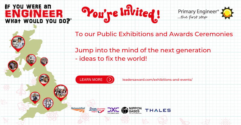 You're invited to celebrate with us at our <a href="/Leadersaward/">Leaders Award</a> Awards &amp; Public Exhibitions throughout May, June and July! 🎉🎉

⭐️ Announcement of winners
⭐️ Celebrating pupils 
⭐️ Unveiling prototypes 
⭐️Pupil designs displayed in the exhibition

RSVP here >> leadersaward.com/exhibitions-an…