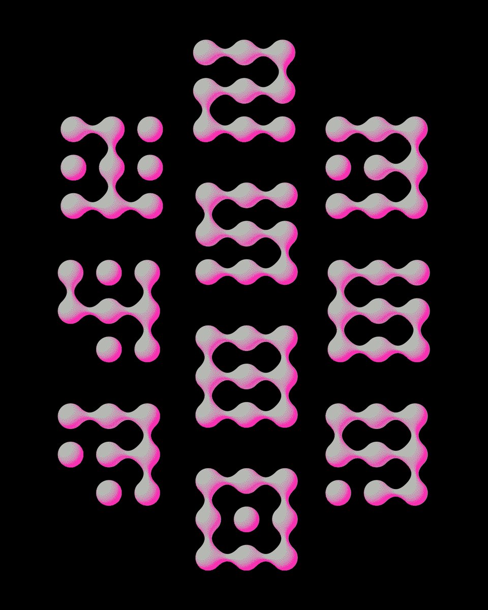 DiatomicStudio's tweet photo. Today is the number 0 for the 36 Days of Type we want to show you this numerography that we have made for @YorokobuMag  :)

Based on an organic modular system.

by @sergidelgado  and @adria_molins  at Diatomic studio

#36daysoftype 
#36days_0
#36daysoftype10 #36daysoftype #type https://t.co/LANX0cKdrf