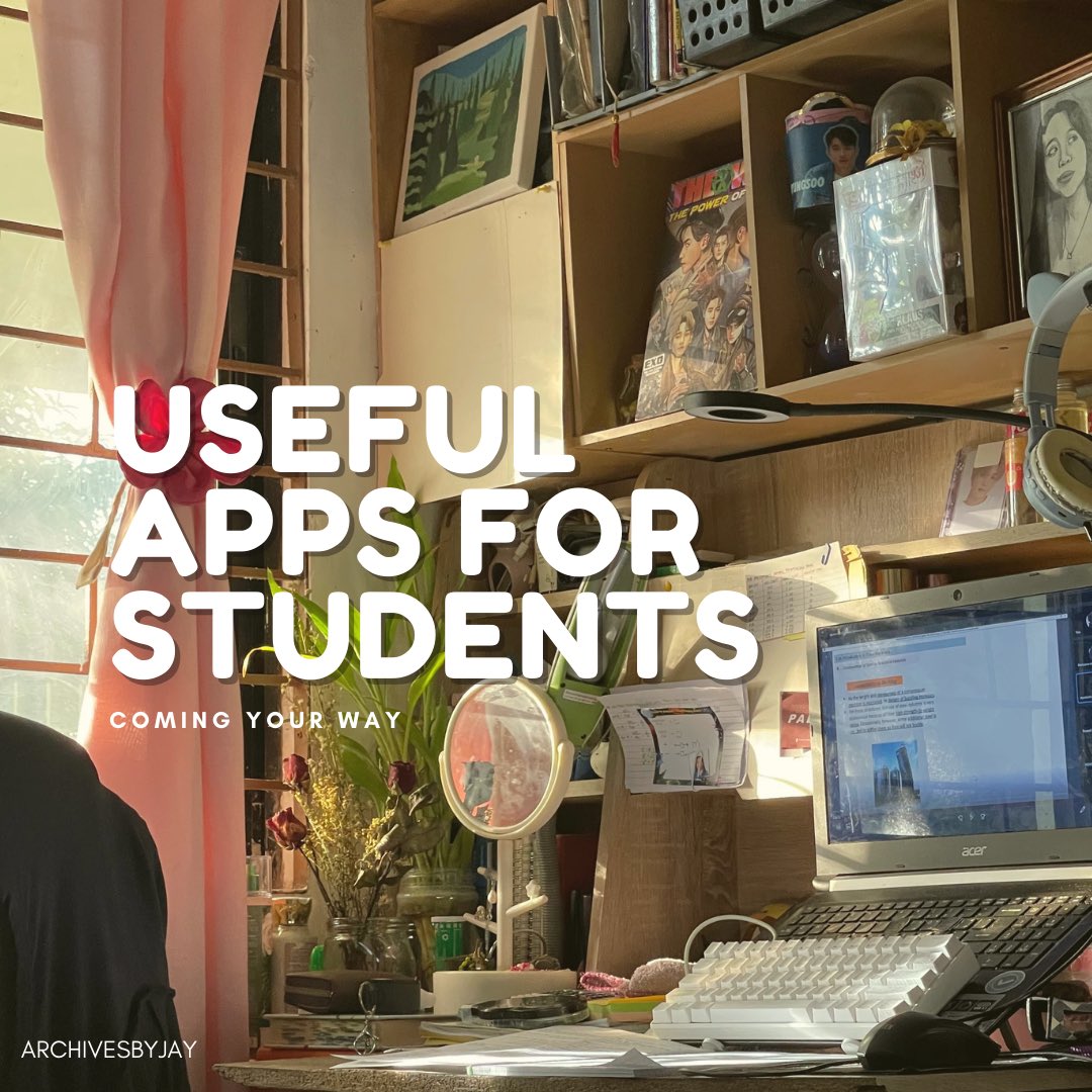 🌤️ useful apps for students coming your way! 一 self-care, study, to-do list, better focus 

#studytwt #studytwtph #studying