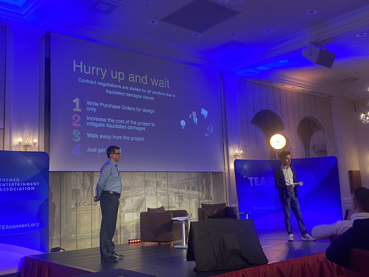 Blooloop's tweet photo. An early morning game show of Attraction/Distraction! with Michael Blau ADK Studios and Bunyarit Hoff @PPProjectsAsten #TEASATE @TEA_Connect https://t.co/5Msne2N85j