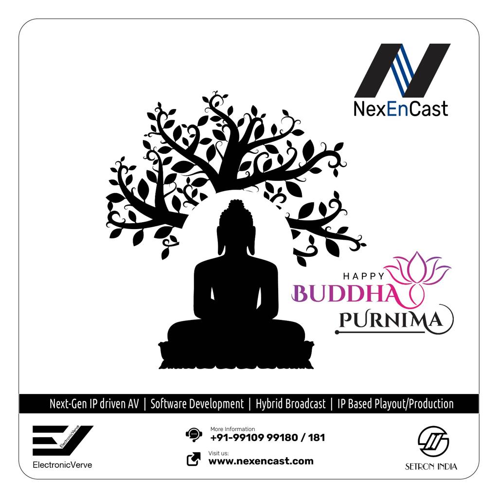 SetronIndia's tweet photo. Happy Buddha Purnima #happybuddhapurnima #nextgen #ipdriven #av #softwaredevelopment #hybridbroadcast #ipbased #playout https://t.co/DZavy1J1Po