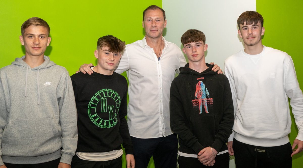 FGRFC_Official's tweet photo. A huge congratulations to last night's award winners Owen, Sam, Dikshant and Ciaran🏆 

Also a big shout out to the boys who have graduated from the Youth Development Phase to being full time apprentices next season – Fraser, Will, Piotr and Dikshant👏

#WeAreFGR💚 https://t.co/fcUDDEbx9J