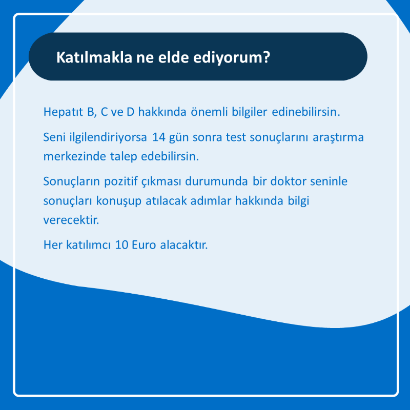 rki_de's tweet photo. 🇹🇷 Türkiye'den geliyorsunuz ve Frankfurt/Main veya yakınlarında mı yaşıyorsunuz? O zaman #HepMig çalışmasına katılın!

Amacımız, #Göçmenlerin #Hepatit B, C ve D önleme faaliyetlerine ve sağlık hizmetlerine erişimini arttırmak.

Peki bunun size sağlayacağı faydalar nelerdir? ⬇️