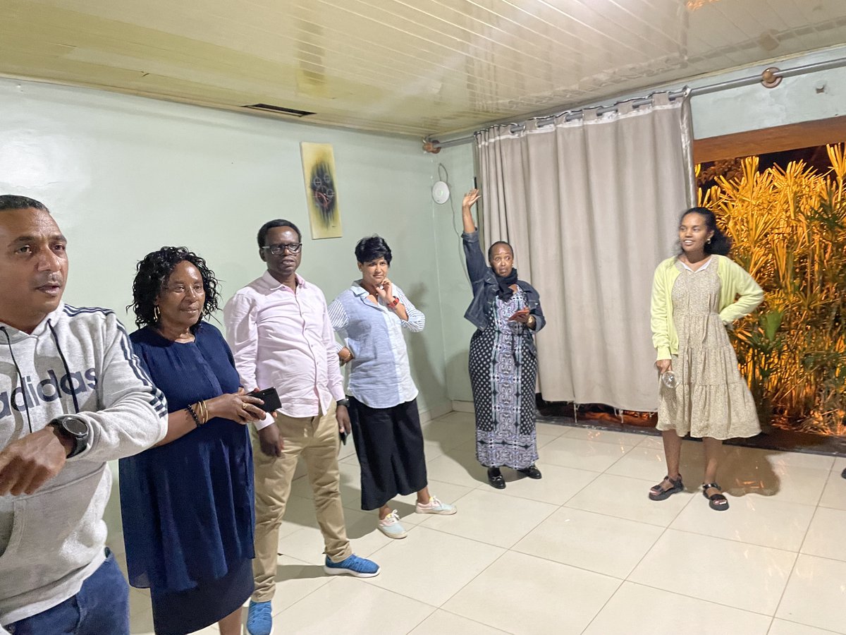 DidierHabimana's tweet photo. @ECA_SRO_EA staff are attending a retreat where they are reflecting on the past experiences and challenges and learn how to use them to help the member states effectively. A great opportunity to network with one another while learning  @ECA_OFFICIAL  #EastAfrica https://t.co/VF2oBlAvsa