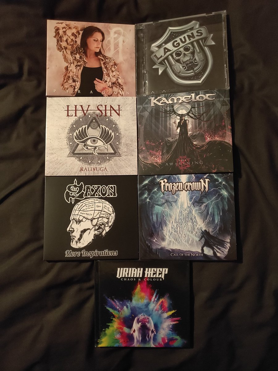 DavidKlement2's tweet photo. Scored some great CD's in @ClarityRecords today.
#SupportYourLocalRecordShops 

@FloorJansen_ @laguns @livsin @KamelotOfficial @SaxonOfficial @FrozenCrownBand @uriah_heep https://t.co/QplyE95wD4