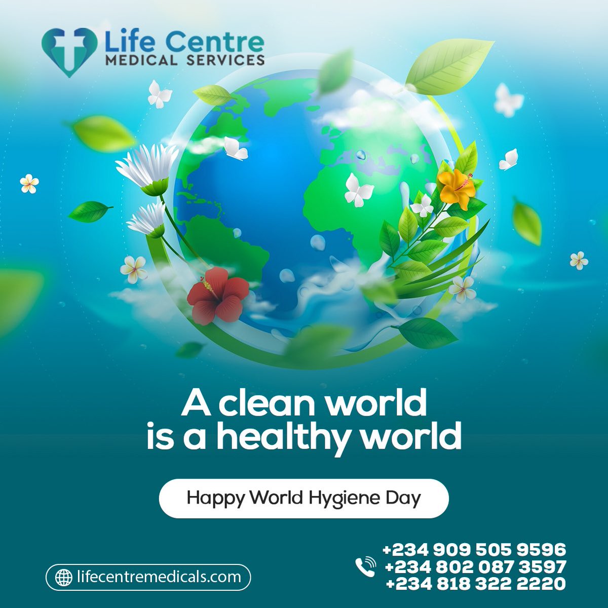 LifeCentreMedic's tweet image. Keeping a good hygiene, and living in a clean and healthy world is achievable! 

Happy World Hygiene Day!🎉

#Lifecenter #HealthyLiving #Worldhygieneday
#Lagos #Nigeria