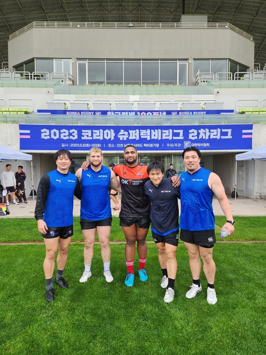 soopyung89's tweet photo. Korea Super Rugby Leagueに参加しています！
日時: 5月6日(土) 15:00 K.O
相手: 国軍体育部隊(サンム)
昨年のARC以来、@yonhi_kimu と両センターで出場します！
以下リンクでライブ配信あり！
応援・拡散も是非よろしくお願いします！！
https://t.co/TS7zjzwQUW https://t.co/WxR5V2tD7C
