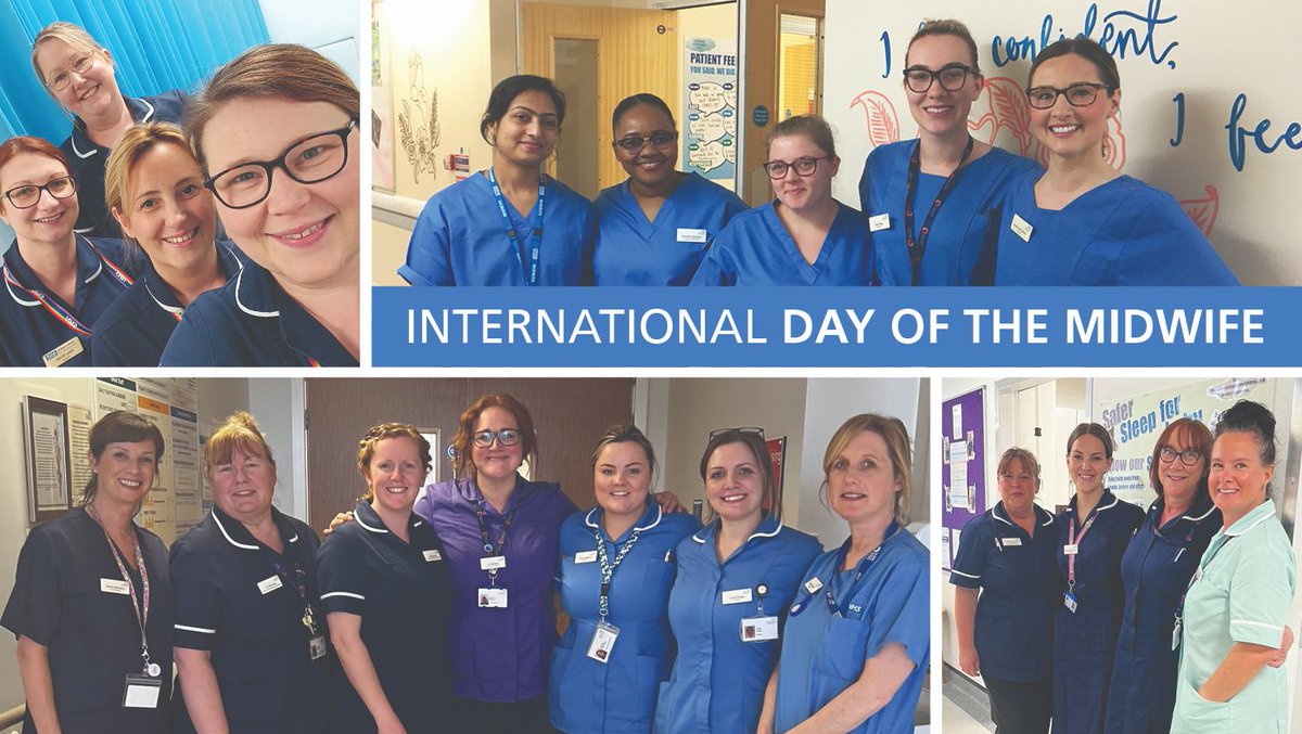 Today is International Day of the Midwife!

👋Say hi to some of our midwives at the Cumberland
Infirmary, West Cumberland Hospital and Penrith
Birthing Centre.

👏 Team NCIC midwives - enjoy your day, thank you
for everything you do.
ncic.nhs.uk/news/thank-you…

#idm2023