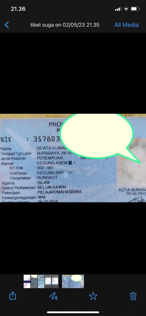 orgkayabiasa's tweet photo. DICARI PENIPU TIKET AGUST D SUGA DEVITA KUMALA SURABAYA, tolong like + rt + komen + share ramein pliss #mutualan #penipuan #wtbagustd #AgustD_SUGA_Tour_in_jakarta #rt #tiketsuga https://t.co/Eb7XBhQh7G