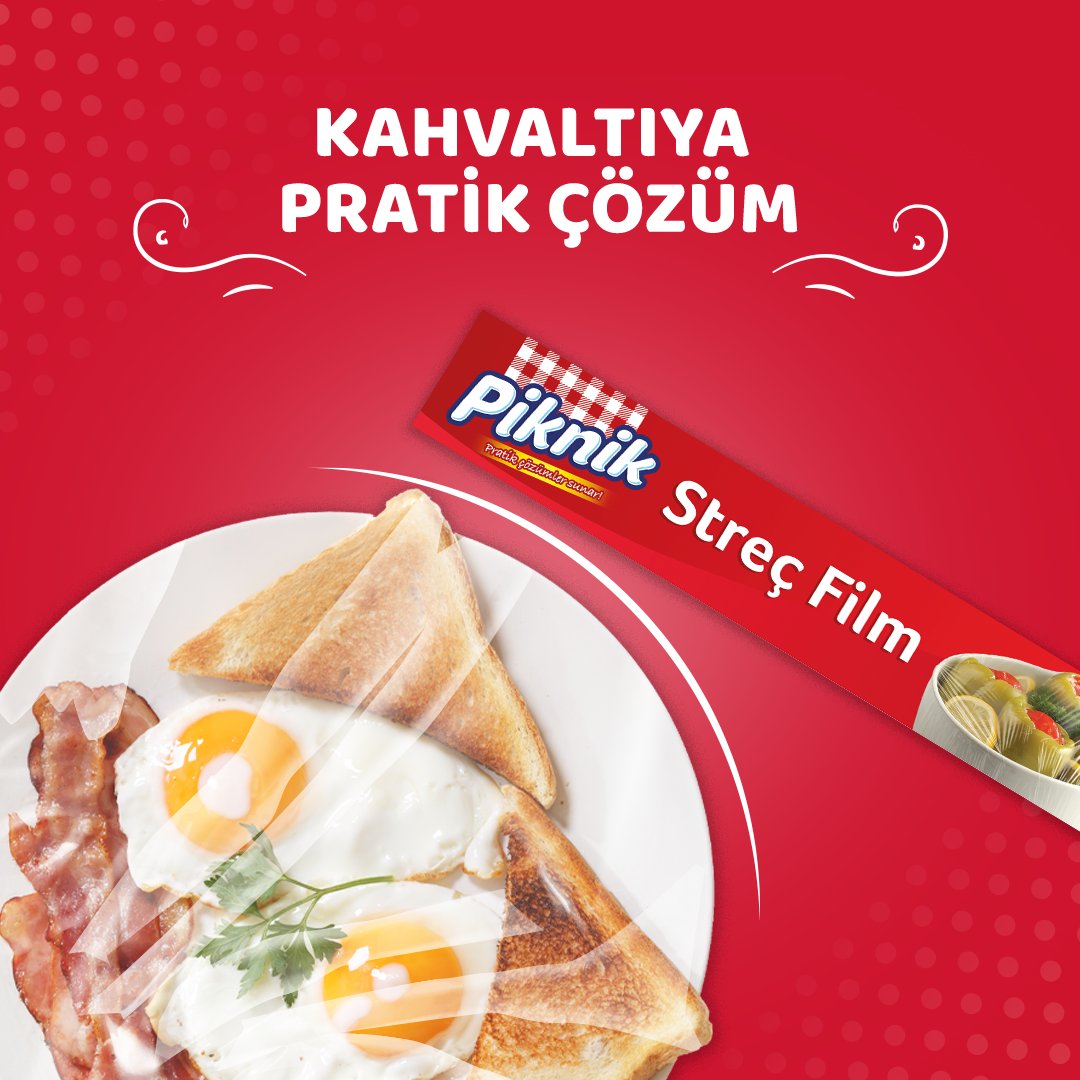 Kahvaltılıkları streç film ile sarın, ertesi güne taptaze saklayın. Piknik Streç Film şimdi komsu.com’da.

#Piknik #PratikÇözümlerSunar