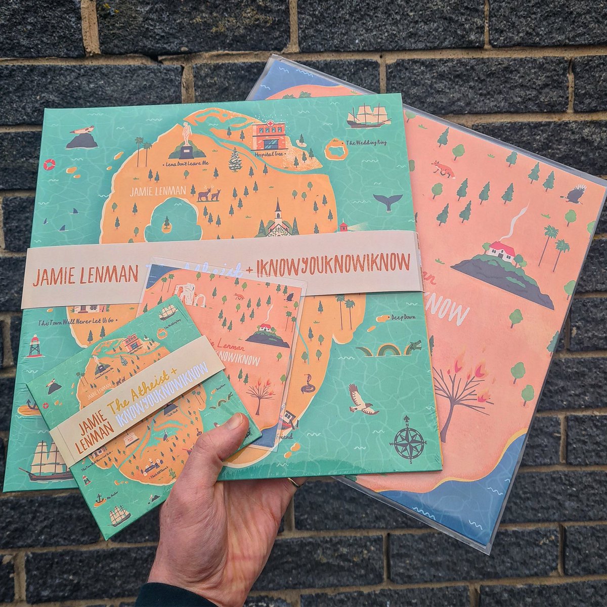 New Jamie Lenman EP Iknowyouknowiknow out now! It follows The Atheist album and can even be packaged together, inside sleeve and celebrated with this belly band, which comes free with the vinyl/CD. Get it in shops, on Jamie’s tour or via orcd.co/ikykik