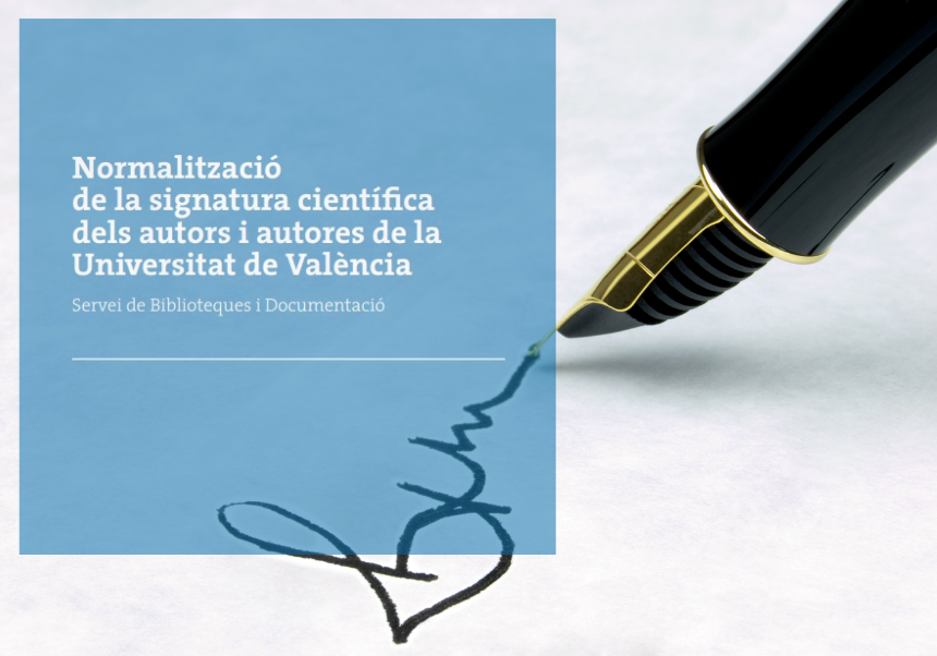 bibliotequesuv's tweet photo. Aprovat el document 🖊️Normalització de la signatura científica dels autors i autores de la @UV_EG 🖊️, elaborat pel Servei de Biblioteques i Documentació.
Consulta a:  
https://t.co/k6KzQYjpaT

@bibliotequesuv 
#suportinvestigació https://t.co/Mm1wXY19j3