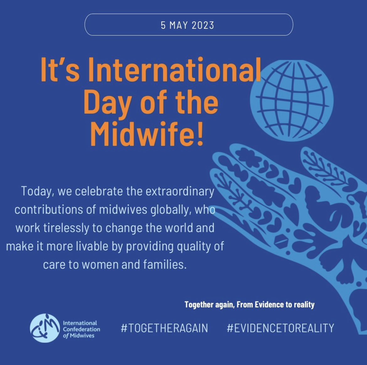 Shout out to all the fantastic maternity staff around the world on international day of the midwife   #IDM2023