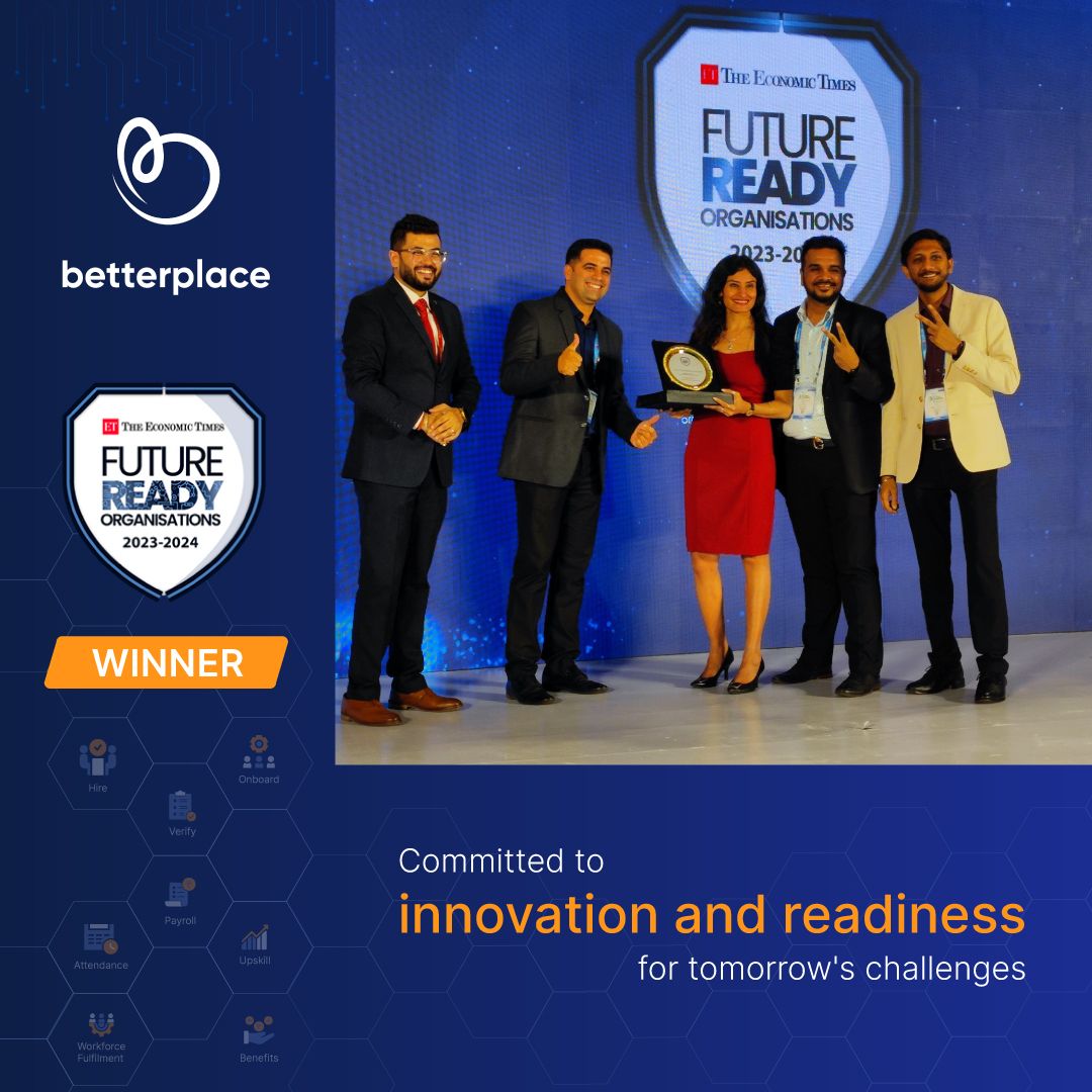 We are thrilled to announce that we won the ‘ET Future Ready Organisations 2023-24 Award’. As an organization working towards solving challenges of tomorrow, such recognition further strengthens our resolve to transform the frontline ecosystem. Onwards &amp; upwards.