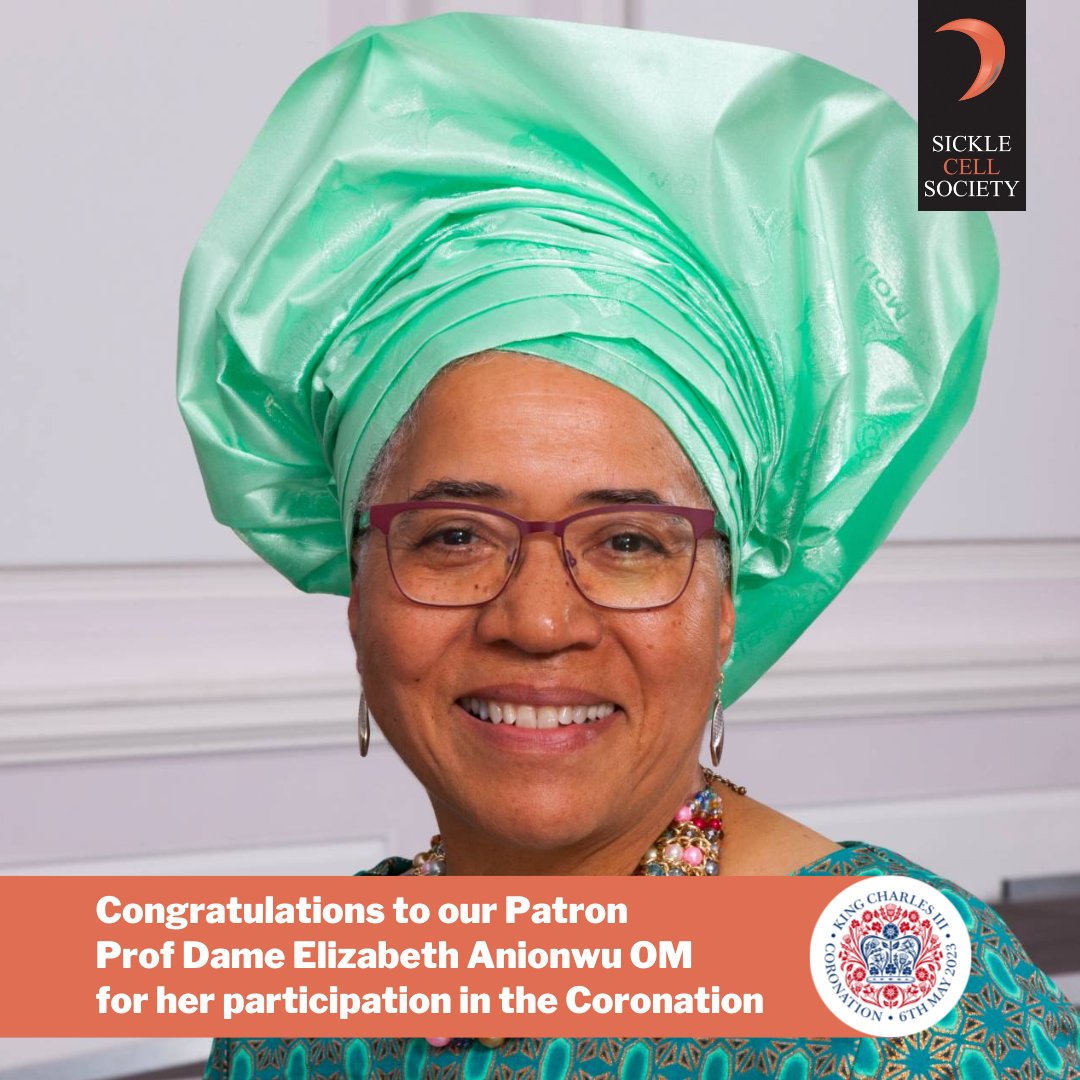 Another of our Patrons, Prof Dame Elizabeth Anionwu @EAnionwu recently appointed to the Order of Merit, has also been selected to play a key role in the British Coronation Ceremony as she will carry the Orb during the #coronation Ceremony of His Majesty King Charles the Third.