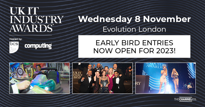 Early bird rates for this year's #UKITAwards end in just 3 weeks! 

Are you, your team or organisation doing amazing things in tech?  If so, the UK IT Industry Awards are the perfect platform for you!

Start your entries today: bit.ly/416E6NZ