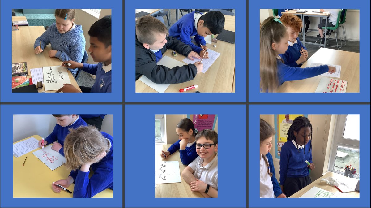 MissKellyFCRC's tweet photo. P6 have been working extremely hard this morning with our problem-solving partners to apply our mental maths strategies to word problems. @standrews https://t.co/M3KanwE6lM