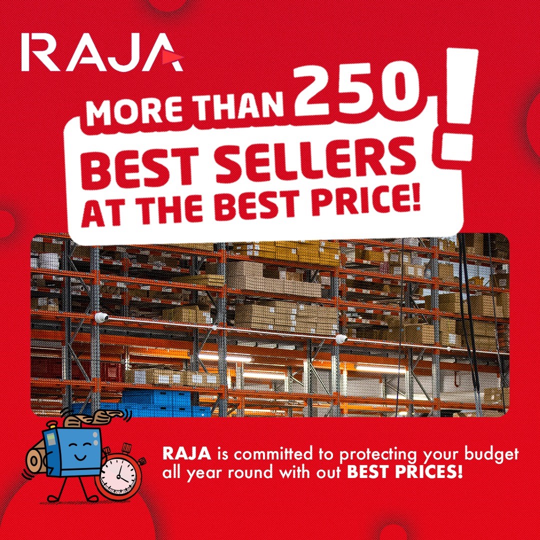 Check out our range of more than 250 best sellers, available at the best price!

From cardboard boxes, postal boxes, mailing bags, to protective and gift packaging and so much more.

bit.ly/3pdPGtB

#RAJA #BESTSELLERS #BETHEBEST #SUCCEEDTOGETHER #PRICESAVERS #BESTPRICE