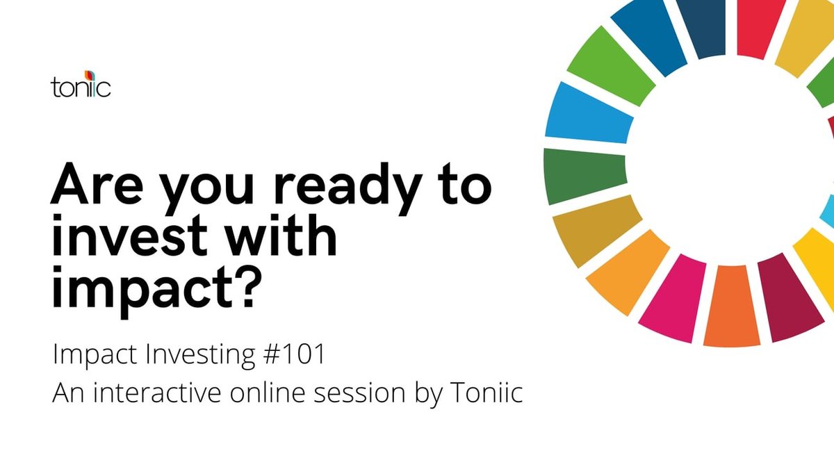 If you are new to #BetterInvesting, this public online session on 23 May by <a href="/ToniicNetwork/">Toniic</a> is a great place to start. To register, email info@toniic.com