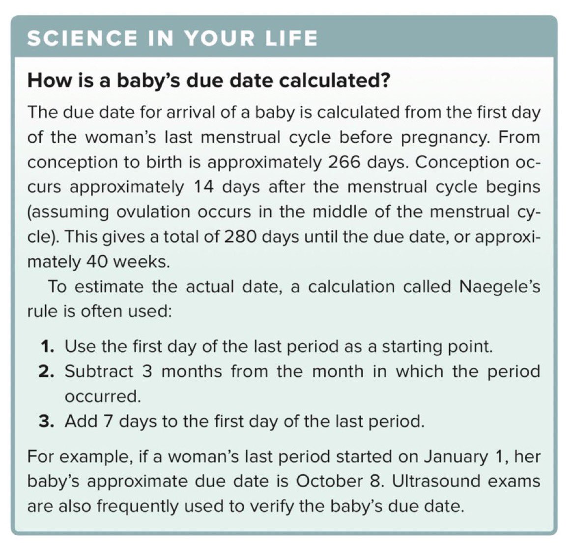 biochem48's tweet photo. كيف تحسبي موعد ولادتك⁉️
How is a baby’s due date calculated ⁉️⁉️ https://t.co/dxWACqr2pY
