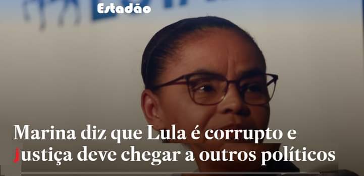 Jfernandesdivi's tweet photo. Que povo safado, hein ?
Marina disse: 
'Lula está sendo punido por graves crimes de corrupção'

Para não alongar muito : hoje Marina é Ministra do Meio Ambiente e Mudança do Clima do Brasil do Governo de Lula, que ela chamou de corrupto em 11 de Setembro de 2018 https://t.co/qR7eUQtadc