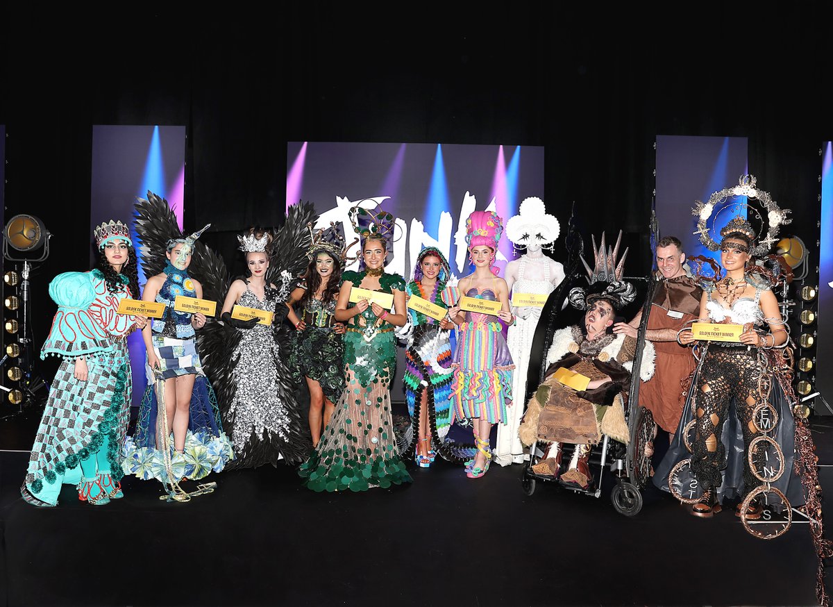 An incredible night of youth expression and creativity with 80 finalists performing to a sold-out @3ArenaDublin 🤩 Our Dublin 10 winners who are heading to the World Final in Ovo Arena Wembley in London on October 12th 👏 @explorerte #JunkKoutureDublin #RTEJunkKouture