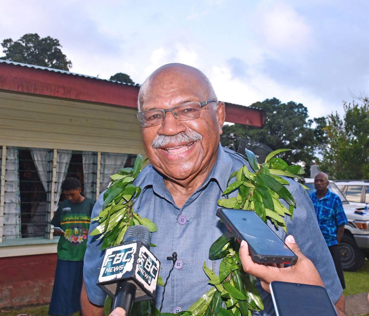 “Well, I’m still here, I’m ok,” was my comeback when journalists covering my tour of Vanua Levu informed me at Saolo village in Wainunu today that fake news had reported that I was supposed to be very ill and in life-support in hospital. #Fiji #fijinews @fiji_opm @FijiGovernment