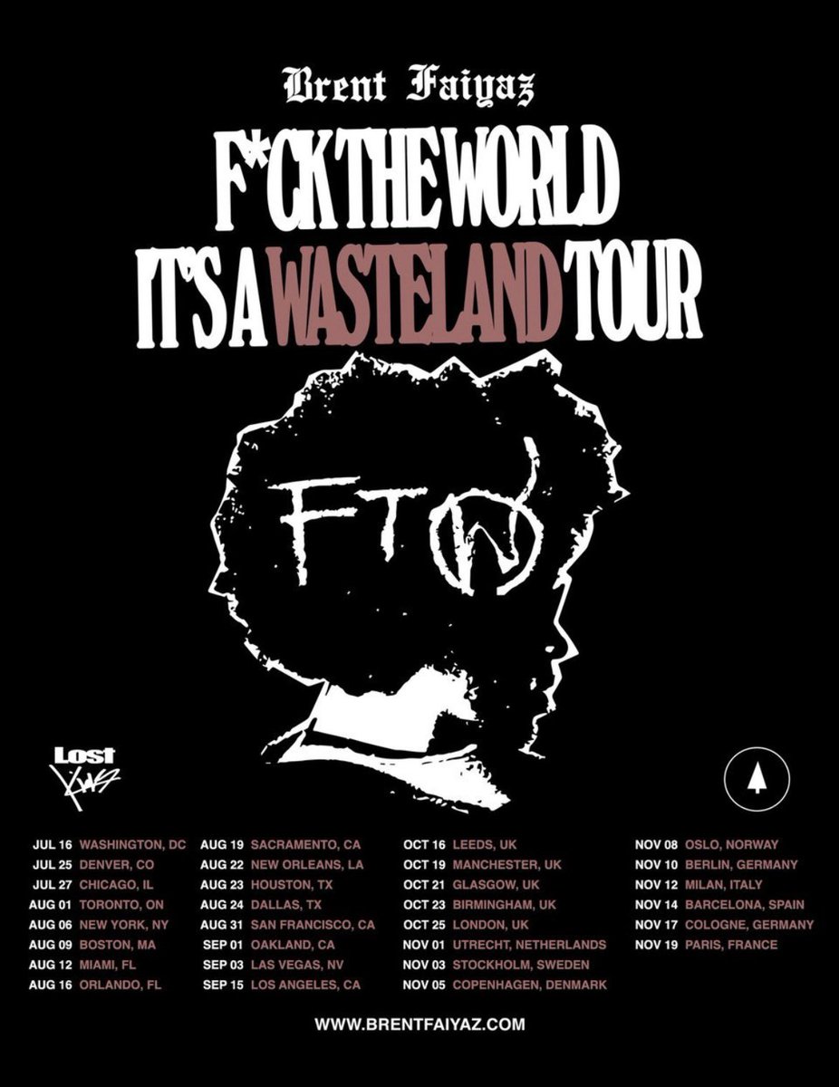 Brent Faiyaz Tour Tickets for sale

4 x O2 Academ Birmingham - Standing - Monday 23rd October
4 x Eventim Apollo London - Standing - Wednesday 25th October

DM For more information✅