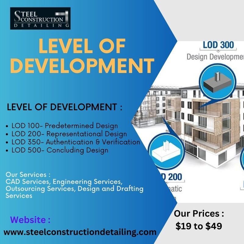 SteelConstruct6's tweet image. #SteelConstructionDetailing is providing the best #LevelOfDevelopmentOutsourcingServices.

URL:
bit.ly/3nxmeyi

#LevelOfDevelopment #LODDesign #LODDrafting #CADServices #USA