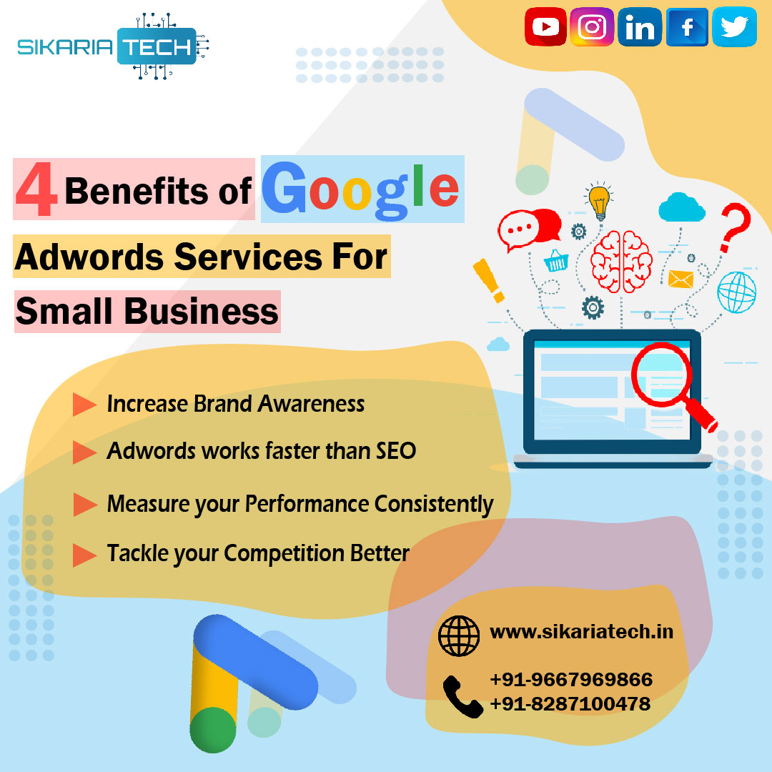 sikariatech's tweet photo. Benefits of Google Adwords Services For Small Business 
#sikariatech #digitalsolution #digitalmarketing #webdevelopment #webdesigning #socialmedia #menudesign #multivendor #digital_marketing_services #logodesigning #e-commerce #graphicdesign #branding #marketing https://t.co/eGXdG3GJL1