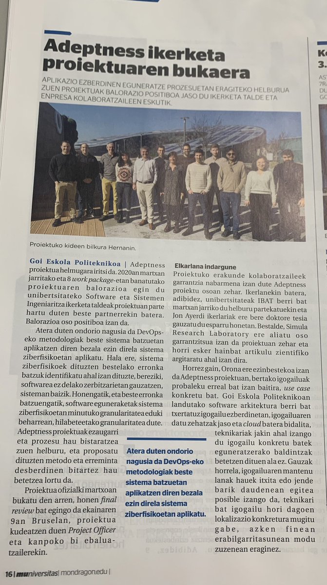 The <a href="/Adeptness_EU/">ADEPTNESS Project</a> is one of the themes of the 53rd Muniversitas magazine! Thank you for the dissemination!