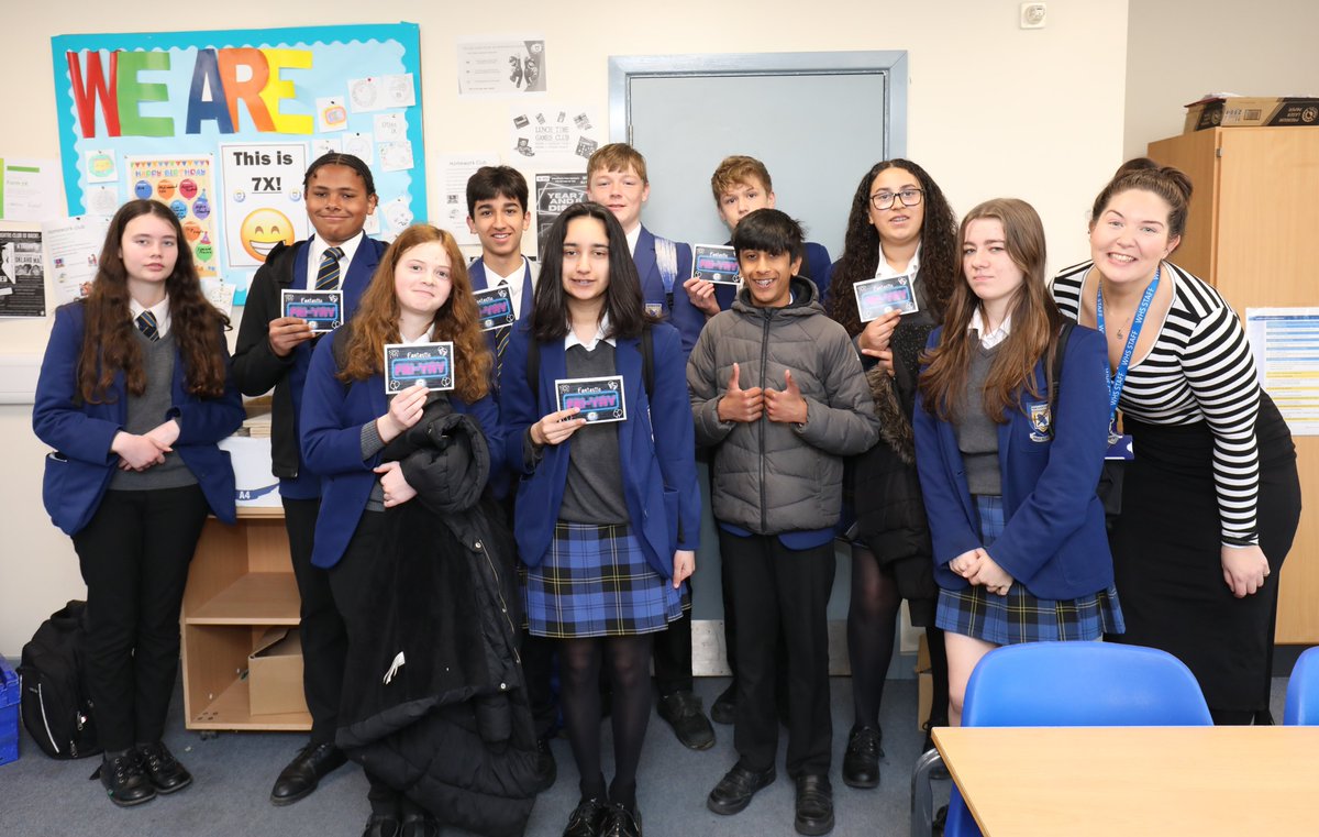 Our first FANTASTIC FRI-YAY for May with Miss Foley! 🥳🎉

Huge well done to this week's selected Year 9 students. Will it be YOU next week?!   

#WeAreWoodcote #ASPIRE #FantasticFriYay