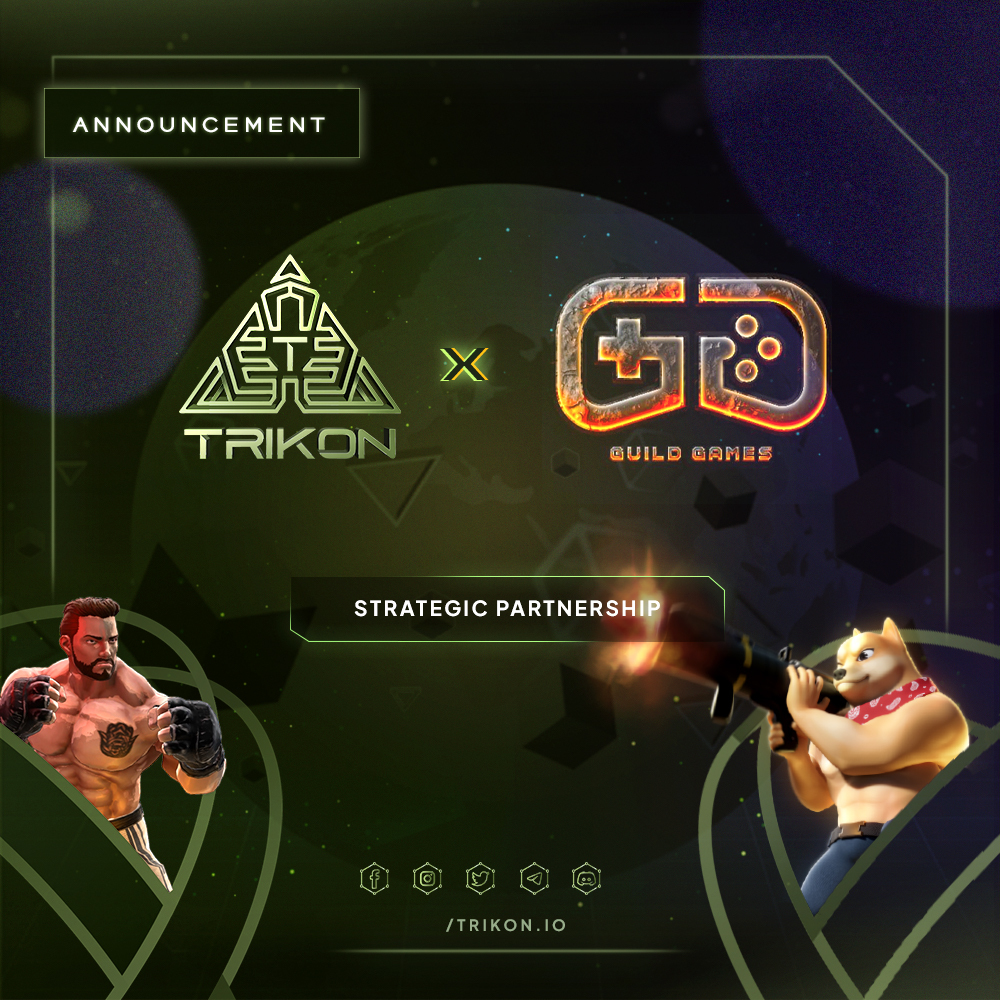 🎉We are pleased to announce a  strategic partnership with <a href="/GuildGamesdao/">Guild Games</a>

This partnership will open up exciting opportunities for both of our companies, allowing us to expand our reach and capabilities. We are excited to embark on this journey together, and we look forward to a