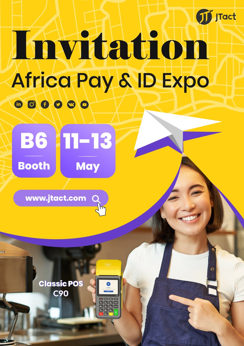 Jtact2016's tweet image. Africa Pay &amp;amp; ID Expo 2023 in Morocco
It&apos;s on the way soon!

Welcome to visit our #JTact booth.
B6 | 11th-13th, May | Palmeraie Conference Center, Marrakech

jtact.com
#apide #apide2023 #payments #Morocco #africa #exhibition