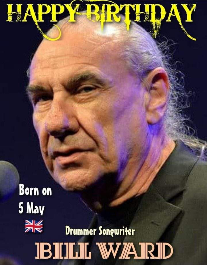 Happy Birthday (75)  to the original OG behind the Black Sabbath drum kit ...Bill Ward.. 