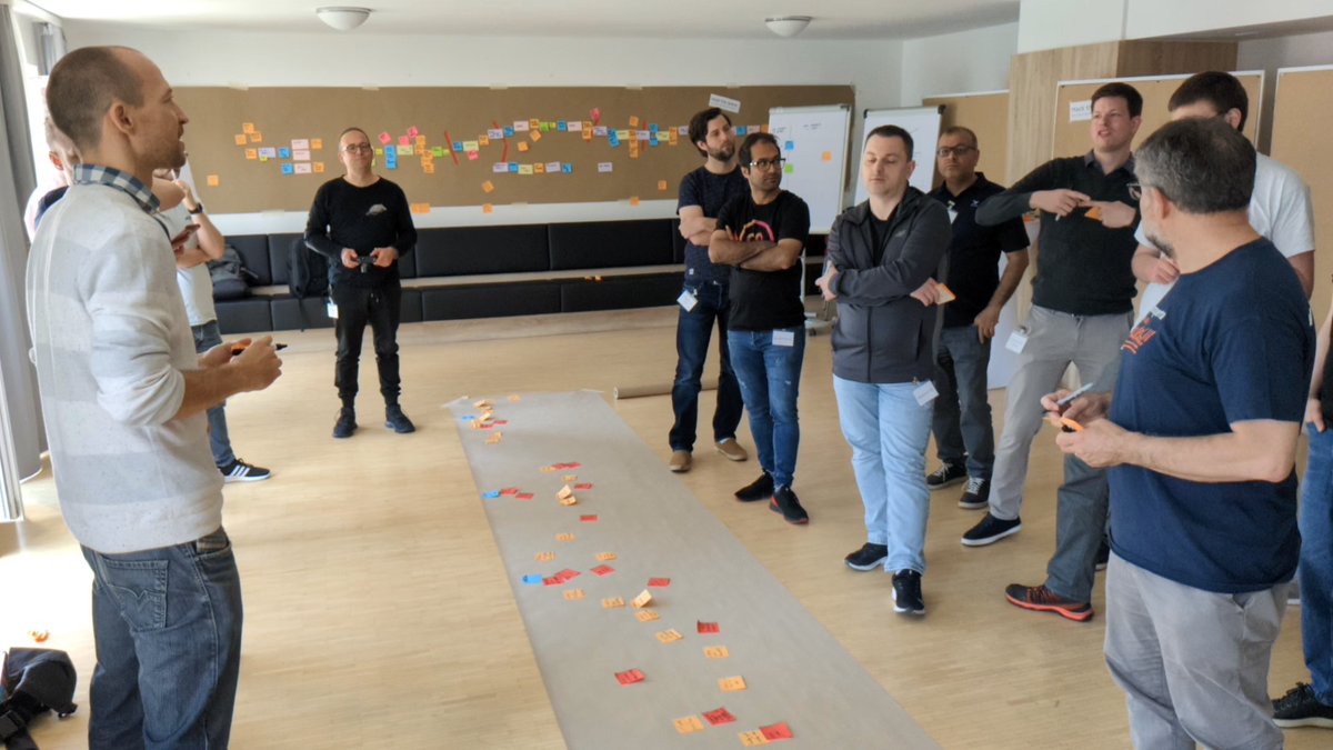 Mario Lopez de Avila (@nodosenlared) on Twitter photo "To put a team in Jupyter and bring them back safely to Earth" with <a href="/ziobrando/">Alberto Brandolini</a> and a lot of spaceheads engineers! #comocamp "To put a team in Jupyter and bring them back safely to Earth" with <a href="/ziobrando/">Alberto Brandolini</a> and a lot of spaceheads engineers! #comocamp
