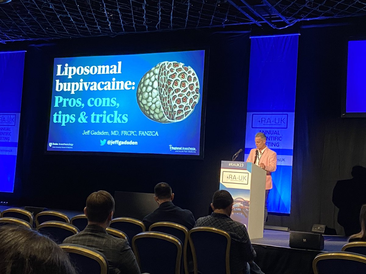 BucksUSGRA's tweet image. Now @jeffgadsden talking on #Exparel 

When compared to placebo it does reduce opioid consumption 

Tips - Admix with plain bupivacaine