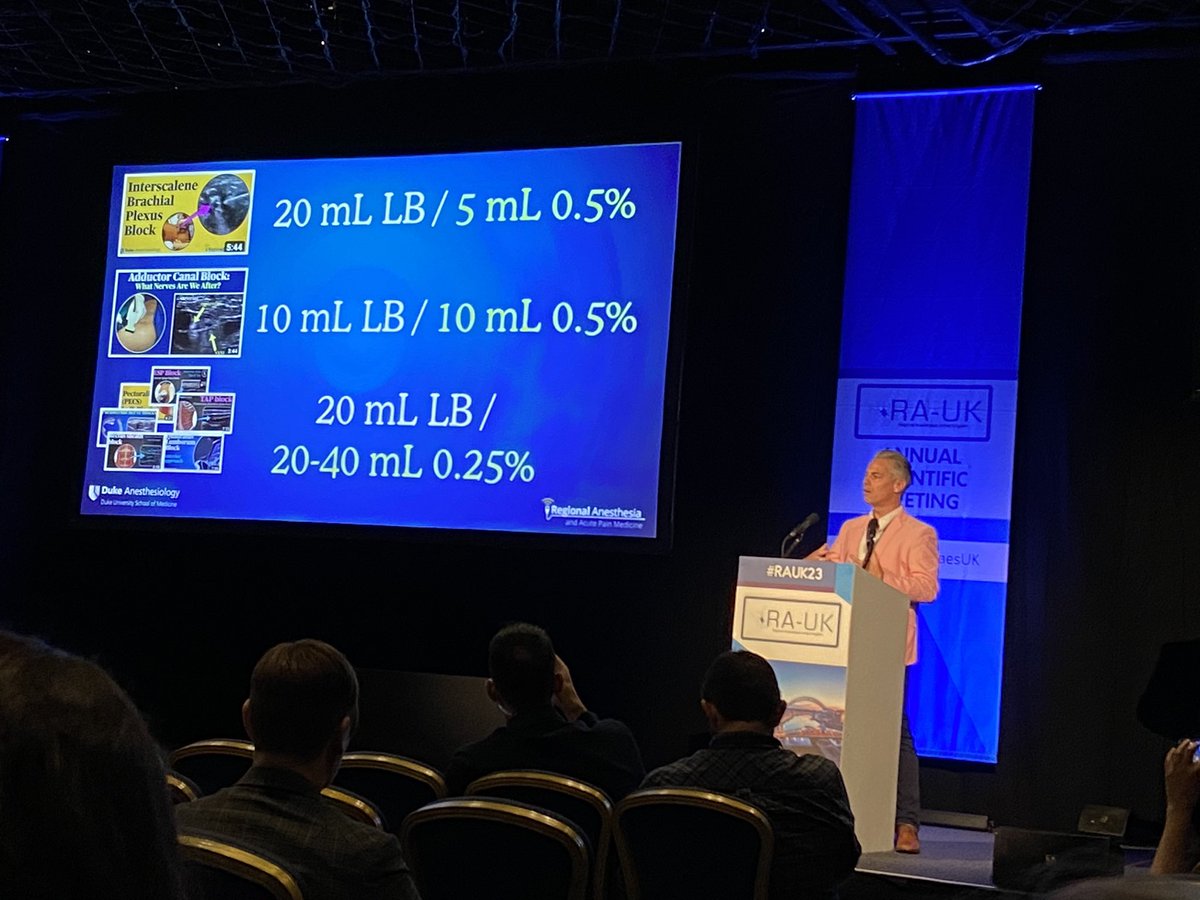 BucksUSGRA's tweet image. Now @jeffgadsden talking on #Exparel 

When compared to placebo it does reduce opioid consumption 

Tips - Admix with plain bupivacaine