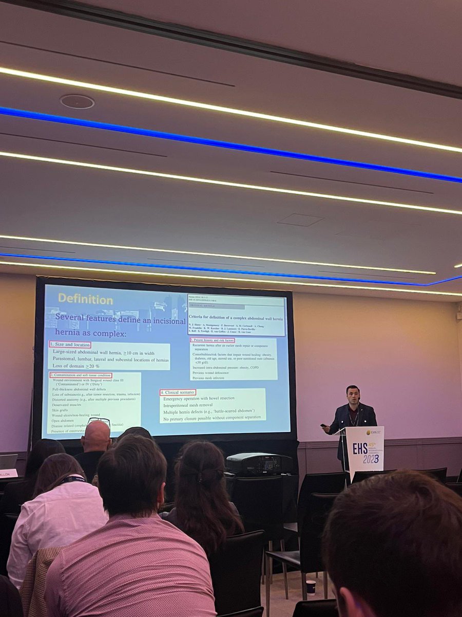 SalidoSergio's tweet photo. Today @HULPSurgery abdominal wall surgery has finished to presento our works 3 orals and 1 video on eTEP (laterals, complex incisional, impact of eTAR and a previous mesh infected incisional hernia eTEP repair. We are proud of our team! @eurohernias @AecPared https://t.co/u809eeqo9v