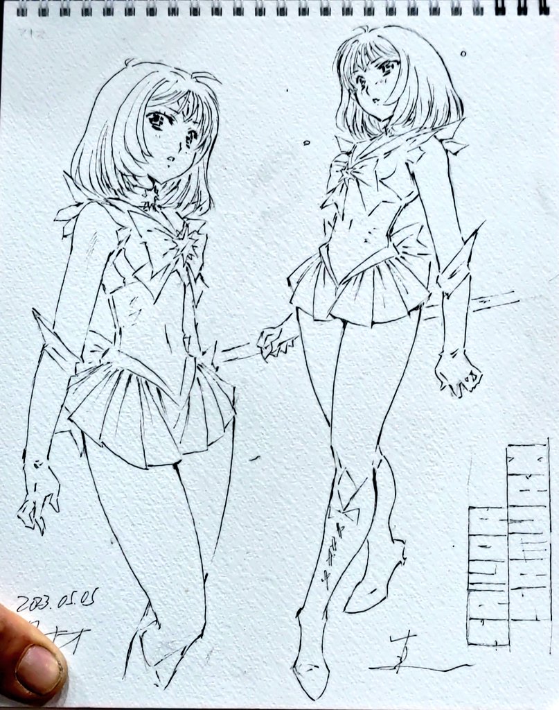 本日のイベントでスケッチブック描かせていただきました!