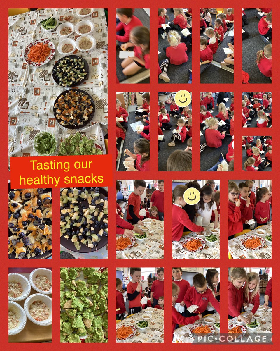 Loving our Jigsaw lessons - Healthy me! @JigsawPSHE 🥙🥗🍎🍒🍌