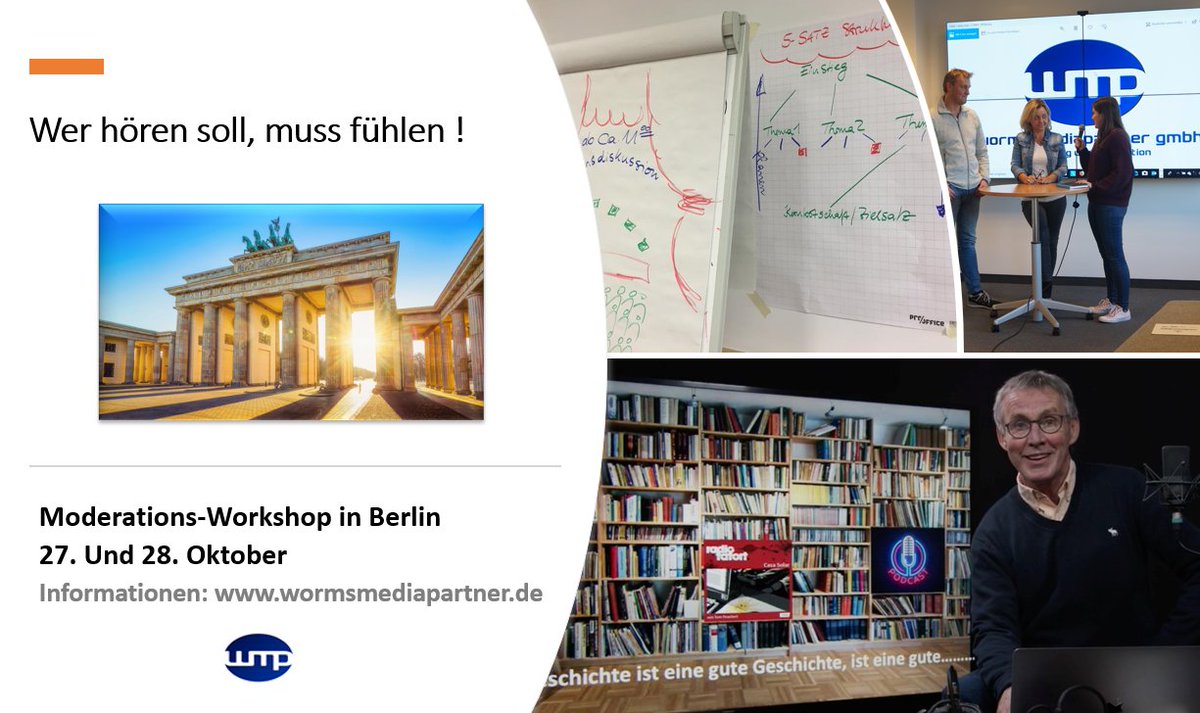 viktor_worms's tweet photo. Moderations- und Unterhaltungstalente sind eingeladen nach Berlin! Infos: https://t.co/LcPvyubL6Q . oder Ihr schreibt mir und wir sprechen: worms@wormsmediapartner.de #wmp #moderationstraining #personalityradio #karrieretipps https://t.co/xXmPriQz8S