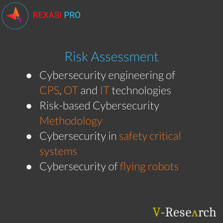 vresearchIT's tweet photo. When talking about #cybsersecurity, #riskassessment is one of the first step to identify, assess and prioritize risks of information systems.
In @REXASIPRO_EU, are going to do a risk assessment on some very #interesting use cases! https://t.co/pCtXkL7xRL