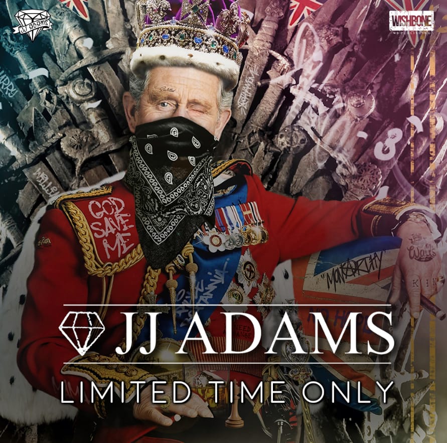🔥LIMITED TIME ONLY!🔥
JJAdams is doing a TIMED RELEASE of his new piece "GOD SAVE THE KING" - 
Available to pre-order NOW!😍

Don't miss out, get in touch!🥳🤞