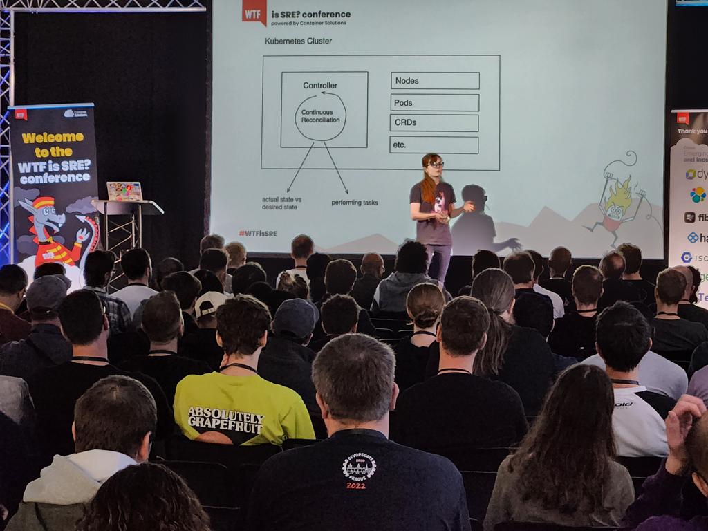 horovits's tweet image. At #WTFisSRE @urlichsanais talking about proactively identifying #misconfiguration in your tools